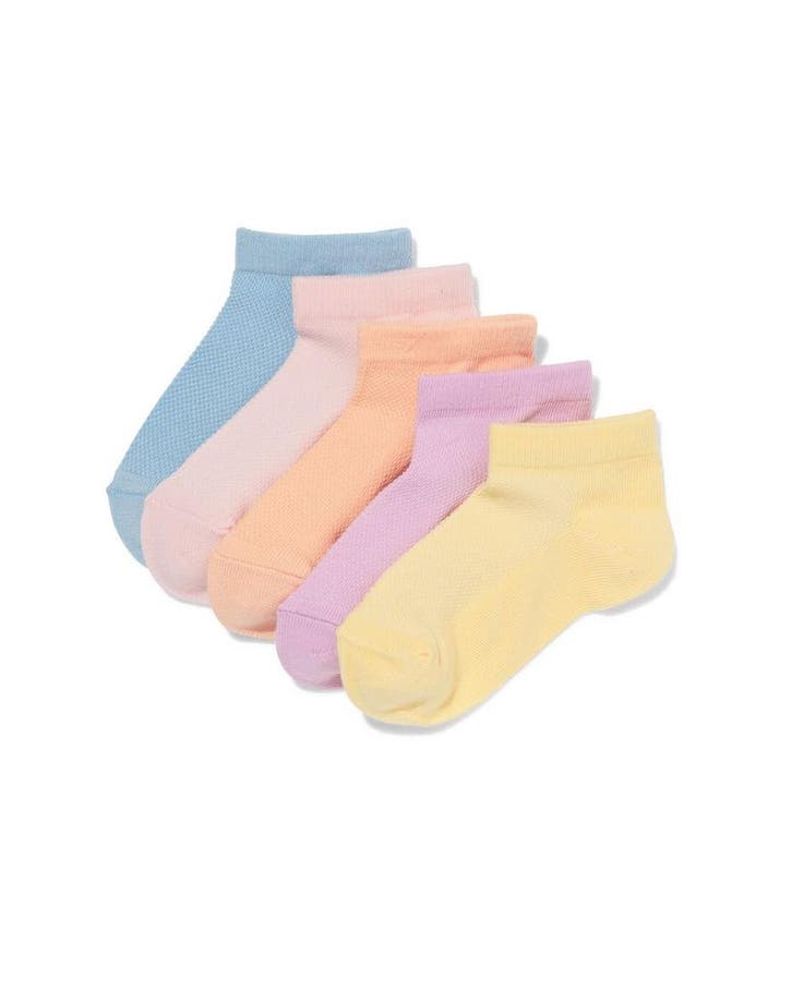 HEMA Kinder enkelsokken mesh - 5 paar geel 2+1 gratis, Kinderen en Baby's, Kinderkleding | Overige, Nieuw, Verzenden