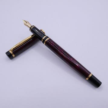 Pilot - Pilot Grance Fountain Pen – Red Marble – 14K-585, Nieuw