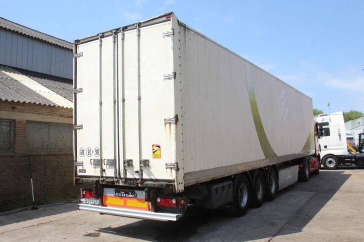 Veiling: Gesloten Oplegger Lecitrailer 3E20BD15P 2007, Auto's, Vrachtwagens, BTW verrekenbaar, Overige brandstoffen, Overige kleuren
