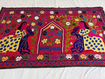 Suzane Kilim - Suzane Tapijt, Bankhoes, Bedhoes,, Nieuw