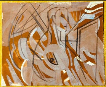 Jozef Hoemaeker (1911-1980) - Oeuvre abstraite avec un
