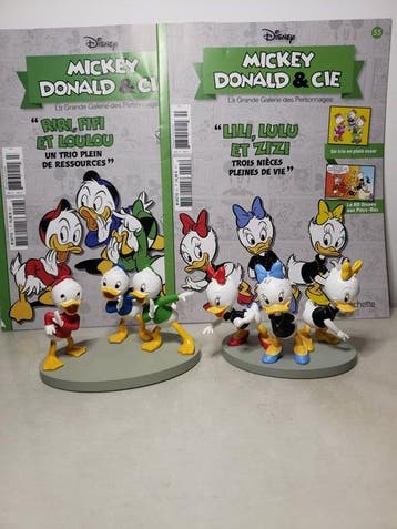 Disney, Hachette - Beeldje - Figurine Riri Fifi Loulou et, Verzamelen, Nieuw