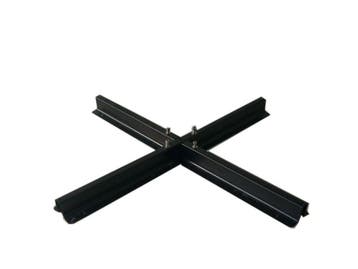 Zweefparasol Libra Taupe Ø300cm inclusief kruisvoet & hoes, Ophalen of Verzenden, Nieuw