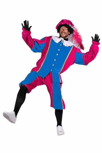 Piet Polyester A Turquoise-Pink - M, Verzenden, Nieuw