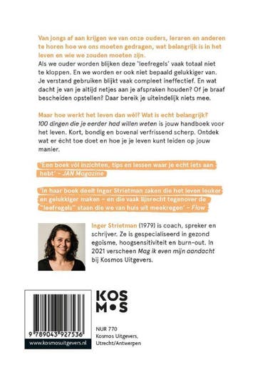 100 dingen die je eerder had willen weten - Inger Strietman, Verzenden, Zo goed als nieuw, Inger Strietman