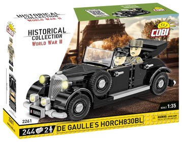 COBI  WW2 2261 De Gaulles Horch830BL (Leger bouwsets), Verzenden, Nieuw