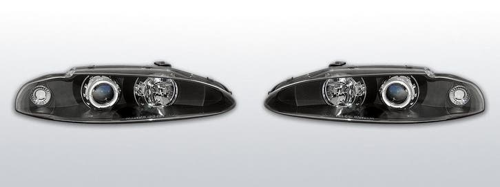 koplampen Angel Eyes | Mitsubishi Eclipse D30 1995-1996 | zw, Auto-onderdelen, Verlichting, Nieuw, Mitsubishi, Verzenden
