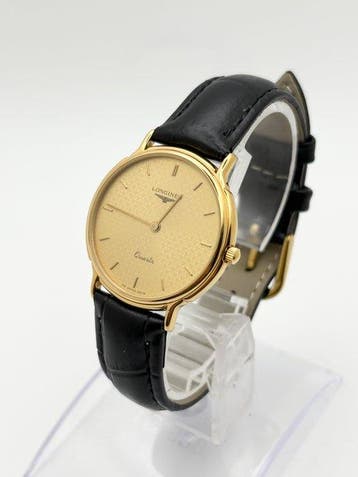 Longines - Vintage Longines Quartz Gold Textured Dial