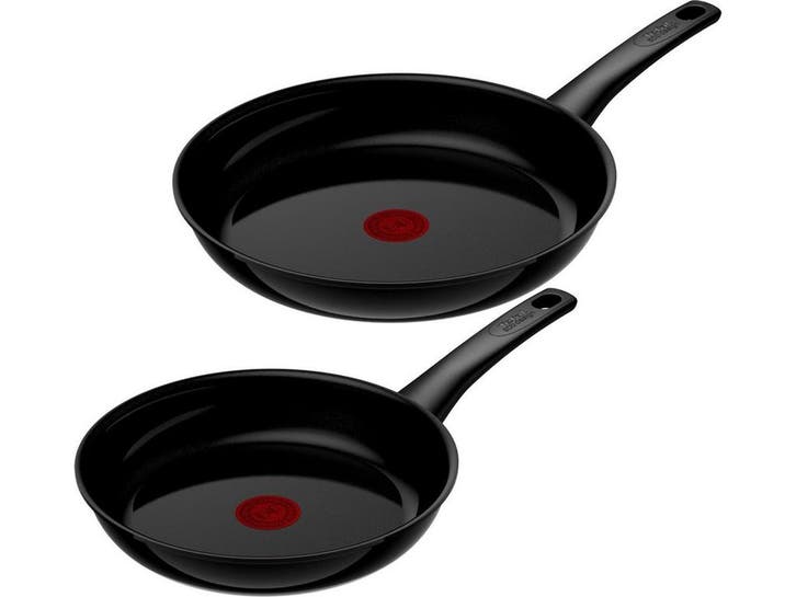 Tefal Renew Black ON - Keramische Koekenpannenset - Ø24 &, Huis en Inrichting, Keuken | Potten en Pannen, Zo goed als nieuw, Verzenden