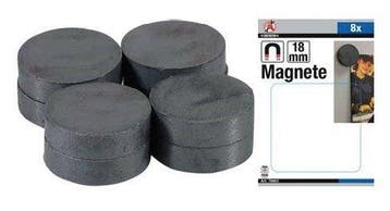 Magneetset keramisch Dia 18 mm 8 st., Verzenden, Nieuw