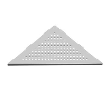Square Corner hoekplanchet inbouw 30x25 cm geborsteld Rvs, Verzenden, Nieuw