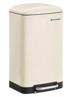 Nieuwe Beige Prullenbak van 30L – Roestvrijstaal Pedaalemmer, Huis en Inrichting, Woonaccessoires | Prullenbakken, Verzenden, Nieuw
