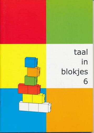 Taal in Blokjes werkschrift 6 zwart/witte versie (per stuk), Boeken, Schoolboeken, Verzenden, Nieuw