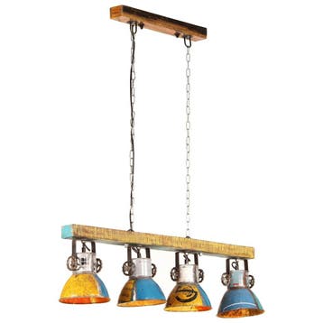 vidaXL Plafondlamp industrieel 25 W E27 111 cm meerkleurig, Verzenden, Nieuw