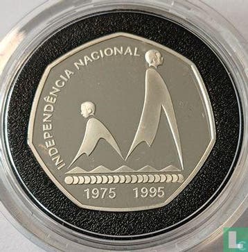 Kaapverdië 200 escudos 1995 (PROOF) 20th anniversary Ind.., Verzenden, Overige landen, Losse munt, Goud