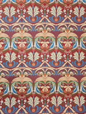 Tessuto William Morris Art Nouveau, Arts and Crafts -