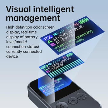 Clip-on Bluetooth 5.4 Audio Zender Ontvanger met AUX, TF Kaa, Verzenden, Nieuw