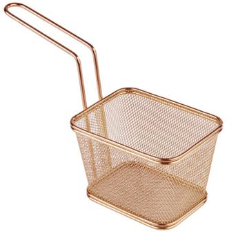 GGM Gastro | (6 stuks) Frietmandje - SNACKHOLDER - RVS - |, Verzenden, Nieuw, Kop(pen) en/of Schotel(s)
