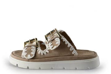 Maruti Slippers in maat 39 Beige, Slippers, Verzenden, Beige, Zo goed als nieuw