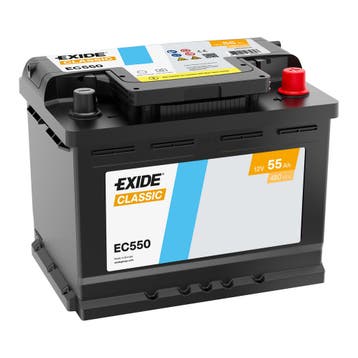 Exide Classic accu | EC550 | 12V 55Ah, Ophalen of Verzenden, Nieuw