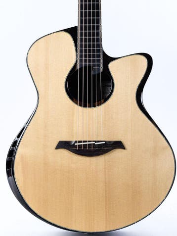 Waanders Grand Fingerstyle Madagascar Rosewood Italian Sp..., Ophalen of Verzenden, Zo goed als nieuw, Western- of Steelstringgitaar