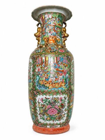 Vaas - Porselein - China - Qing Dynastie (1644-1911), Antiek en Kunst