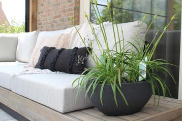 Kussen met franjes linnenlook Black 30 x 50 cm, Ophalen of Verzenden, Nieuw