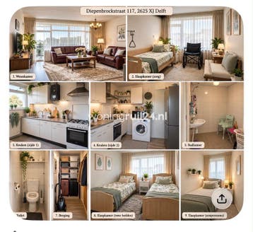 Woningruil - Diepenbrockstraat 117 - 4 kamers, Zuid-Holland