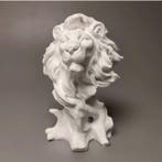 Beeld, Scultura busto di leone artigianale, decorazione