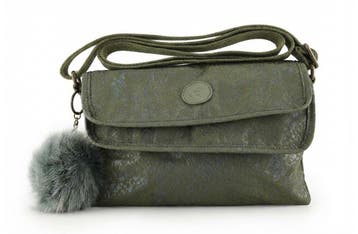 Kipling Handtas Groen, Verzenden, Zo goed als nieuw, Groen