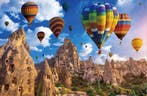 JigSaw Hot Air Balloon boven de Bergen 1000 Stukjes Puzze..., Verzenden, Nieuw
