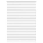 vidaXL Zebra rolgordijn 155x200 cm stofbreedte 150,9cm, Verzenden, Nieuw, Wit