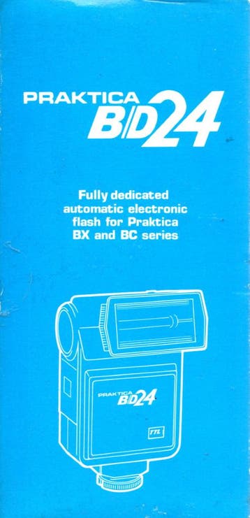 Praktica BD24 TTL Bounce Flitser voor B/BD/BC-serie SLR-came, Verzenden, Zo goed als nieuw