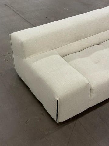 BB Italia Tufty Too Bank | Ecru | NIEUWSTAAT + Garantie, 250 tot 300 cm, Driepersoons, Ophalen of Verzenden, Zo goed als nieuw