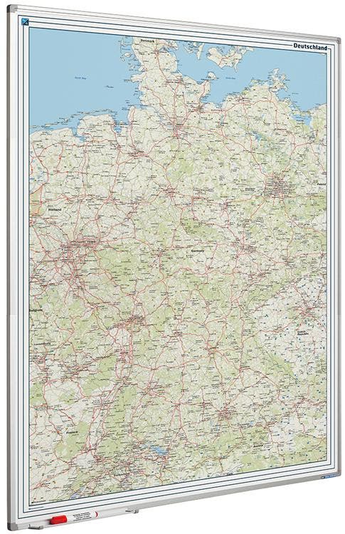 Whiteboard landkaart - Duitsland wegenkaart, Zakelijke goederen, Kantoor en Winkelinrichting | Kantoormeubilair en Inrichting