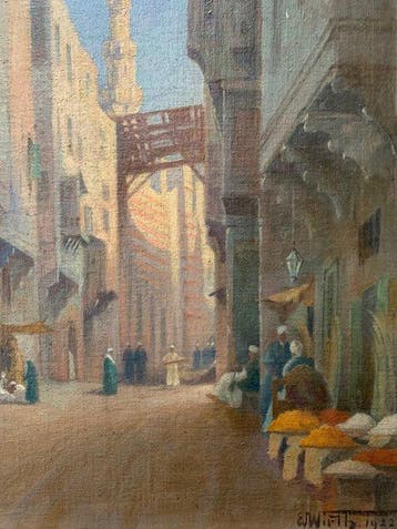 Eduard Wirth (1870-1935) - Sharia Bab-El-Wazir, Kairo