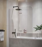 Badwand Austin 120 x 140 cm Chroom Badscherm Draaibaar 5 mm, Verzenden, Nieuw, Bad