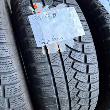 4 x Continental 4X4 ContiWinter 235-65-17 Winterbanden 6mm, Auto-onderdelen, Banden en Velgen, Gebruikt, 17 inch, 235 mm, Band(en)