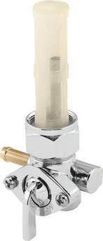 Bikers Choice Chrome 22MM Petcock With Screen Left Outlet, Ophalen of Verzenden, Nieuw