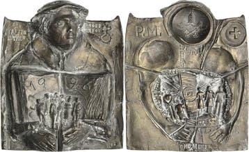 Weißmetallgussmedaille 1996 Reformation-ereignisse en Jub.., Verzenden