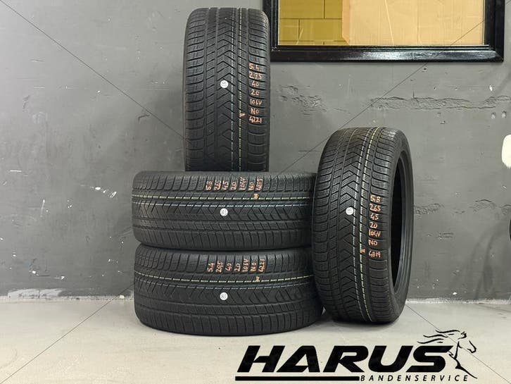 265/45/20 295/40/20 Pirelli winterbanden 5,8/5,4mm profiel, Auto-onderdelen, Banden en Velgen, 20 inch, Erkend duurzaam, Winterbanden