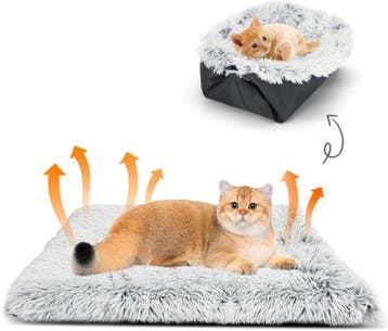 Kattenmand - Kattenbed - 60x50 cm - Grijs - Nobleza, Verzenden, Zo goed als nieuw