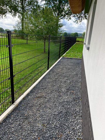 Dubbelstaafmatten hekwerk in alle maten, Met poort, Verzenden, Nieuw, Dubbelstaafmat hekwerk