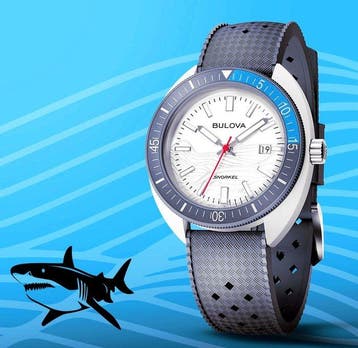 Bulova - NO RESERVE PRICE - SNORKEL Great White Shark -, Nieuw