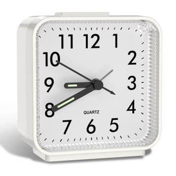 Stille Analoge Wekker – Nachtkastklok met Snooze en Licht, Verzenden