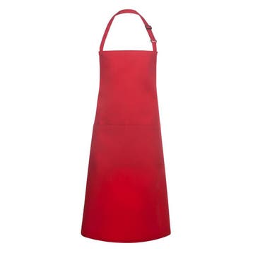 GGM Gastro | KARLOWSKY | Schort met zak Basic - Rood |, Verzenden, Nieuw, Rood, Schort