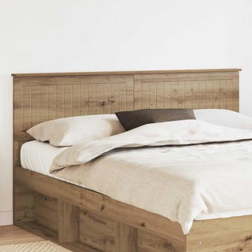 vidaXL Hoofdbord Artisan Eiken Bewerkt hout, Verzenden, Nieuw, Bruin, Hout
