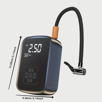 Draagbare Draadloze Luchtpomp 150PSI met LED Verlichting - V, Verzenden, Nieuw