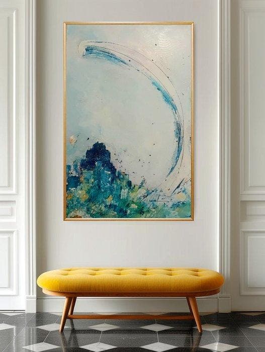 Claudia S. - Morning Flights Above The Citadel 1, Antiek en Kunst, Kunst | Schilderijen | Modern