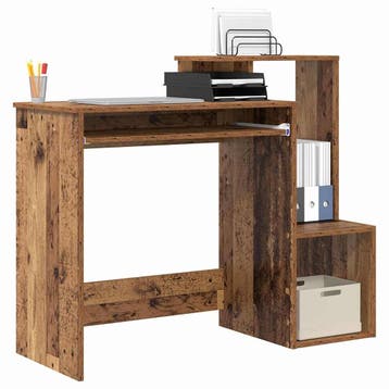 vidaXL Bureau Oud Hout 106 x 41 x 88,5 cm Bewerkt hout, Verzenden, Nieuw